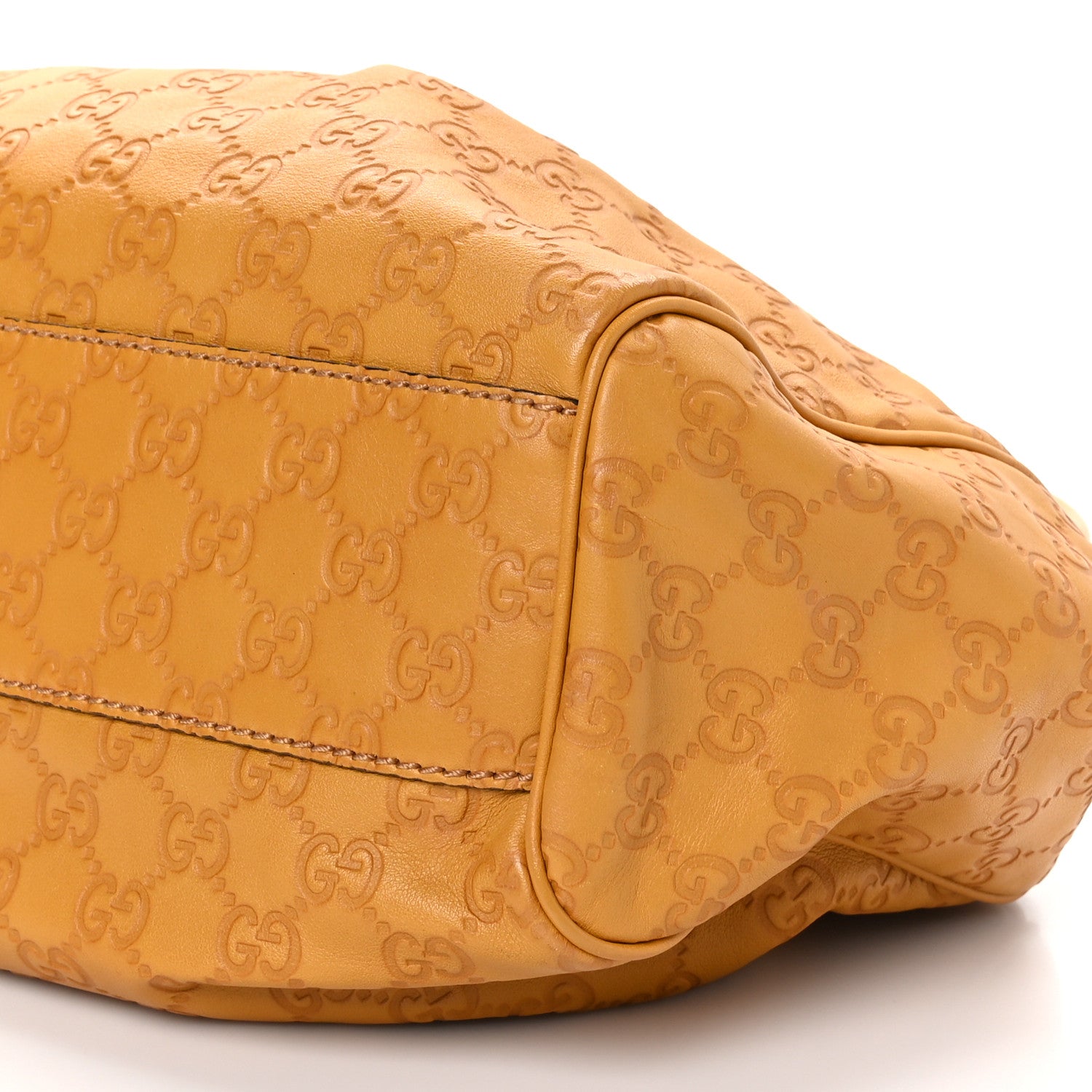 Gucci Guccissima Medium Sukey Tote Yellow 9 of 10