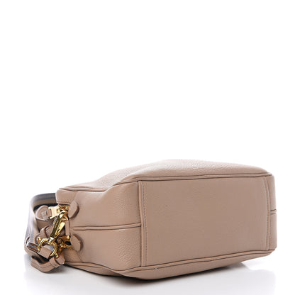 Prada Vitello Daino Medium Double Zip Shoulder Bag Cammeo 3 of 10