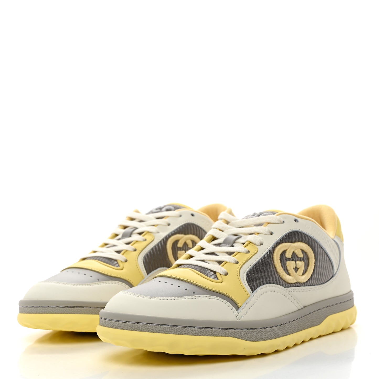 Dali Soft Calfskin Womens Mac80 Sneakers 38 Off White Grey Sky Yellow