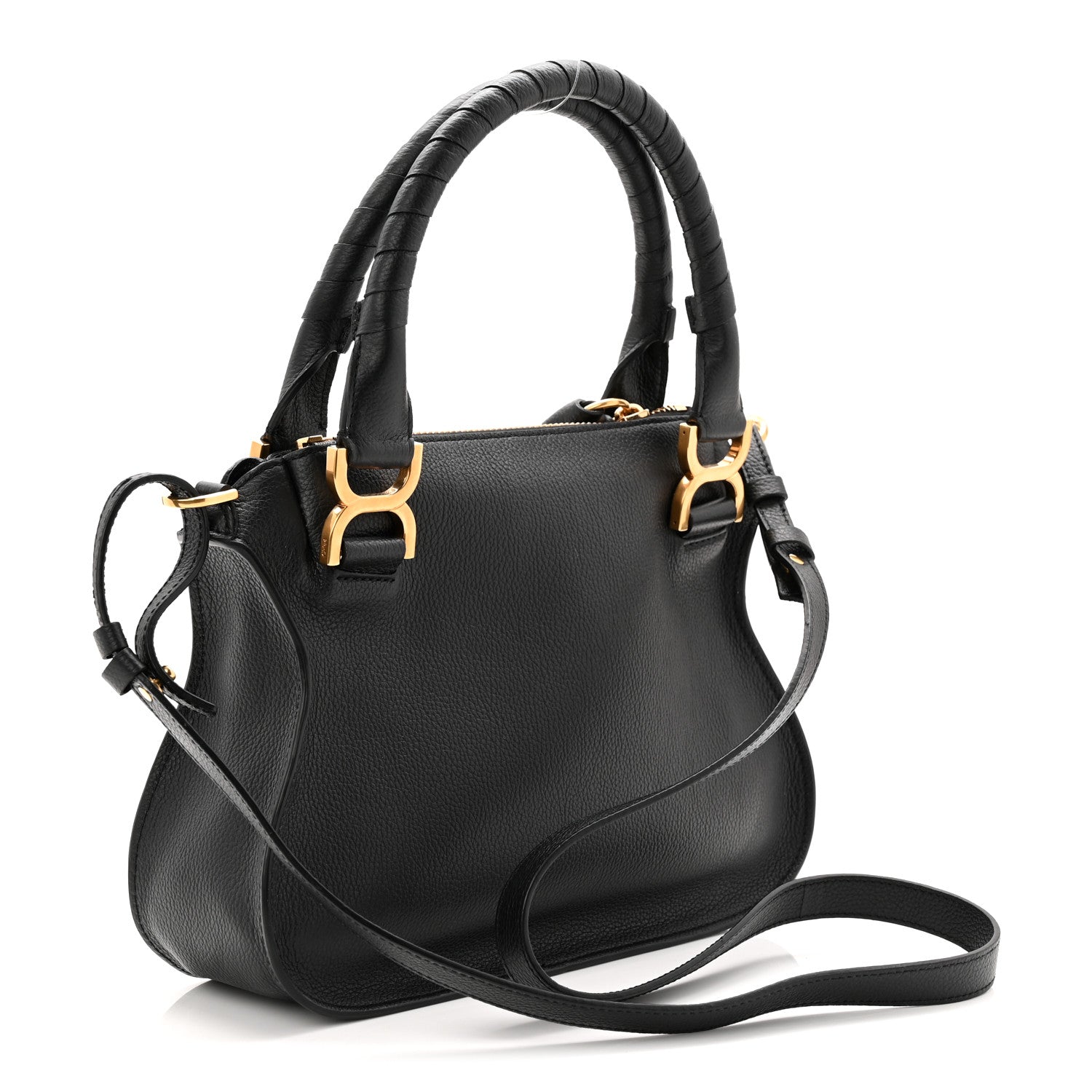 Chloe Calfskin Small Marcie Satchel Black 3 of 10