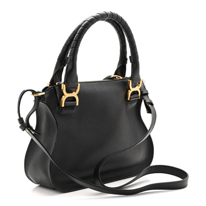 Chloe Calfskin Small Marcie Satchel Black 3 of 10