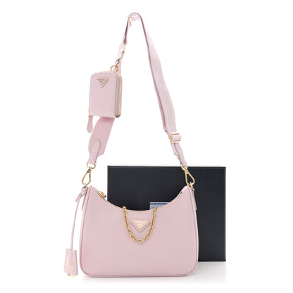 Prada Saffiano Lux Re-Edition 2005 Shoulder Bag Alabastro 13 of 13