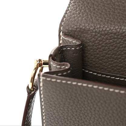 Hermes Taurillon Clemence Sac Roulis 23 Etain 14 of 14