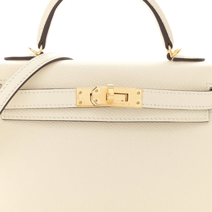 Hermes Epsom Mini Kelly Sellier 20 Nata 8 of 11