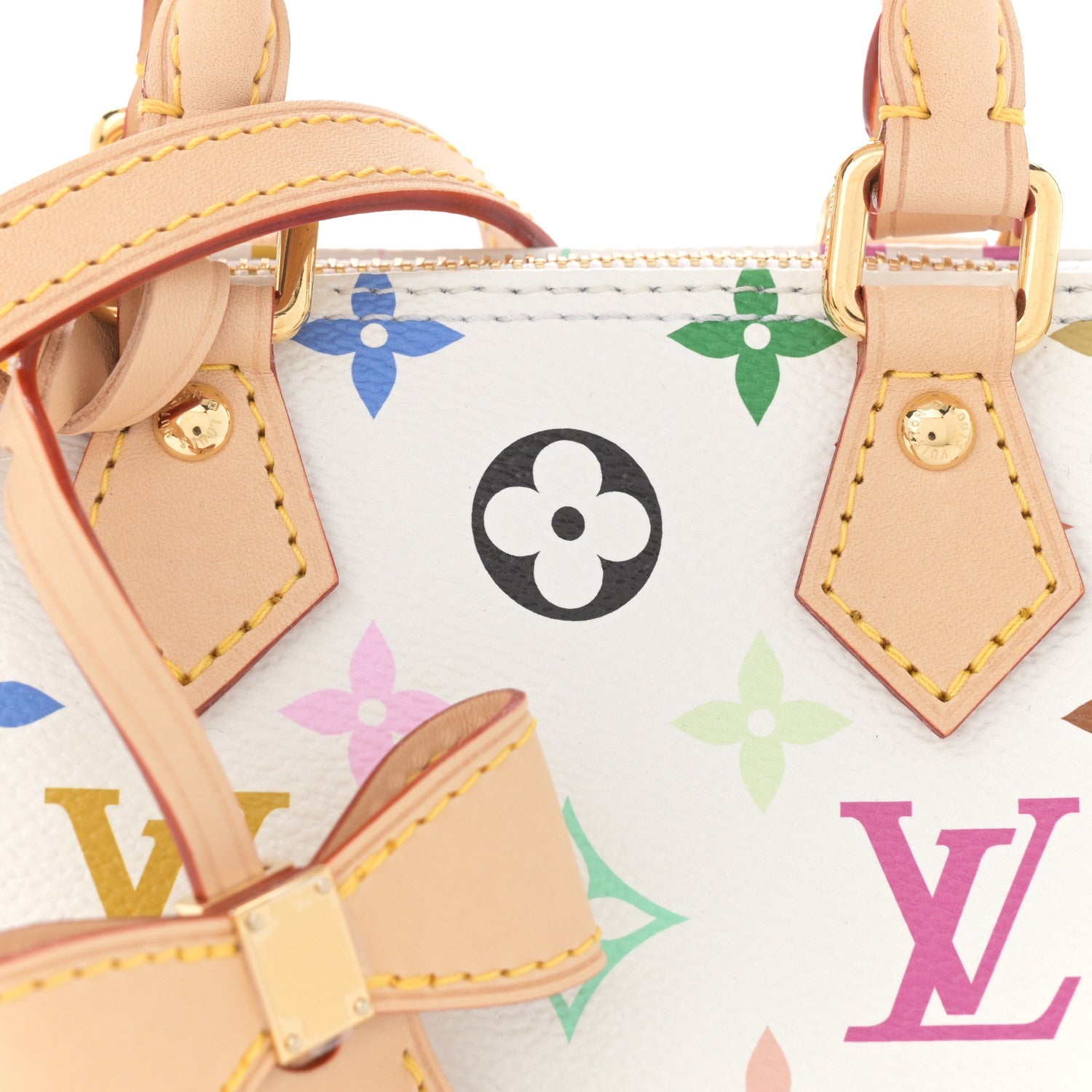 Louis Vuitton LV X TM Monogram Multicolor Nano Speedy White 7 of 10