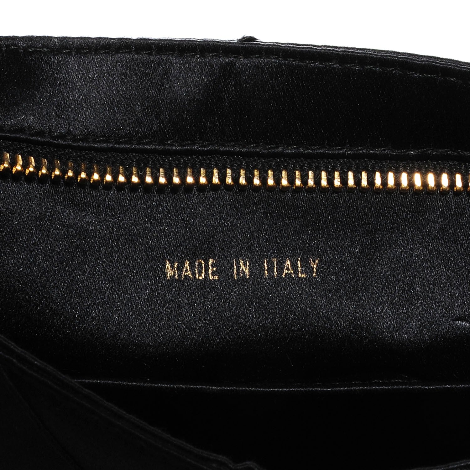 Chanel Satin Quilted Tassel Evening Bag Black 8 of 9