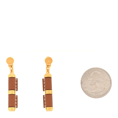 Hermes Swift PM Charniere Earrings Gold 2 of 4
