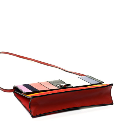 Proenza Schouler Calfskin Suede Patchwork Small Lunch Bag Multicolor 3 of 4