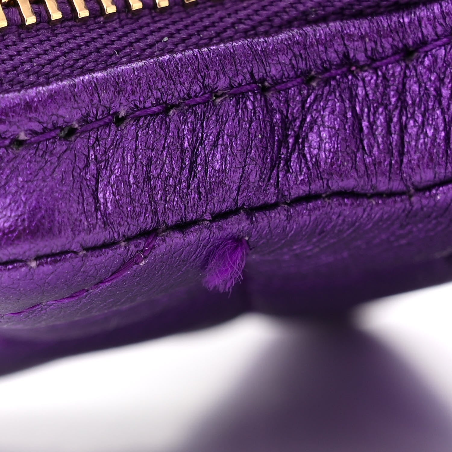 Chanel Mirror Calfskin Metallic Calfskin Quilted Hollywood Boulevard Mini Flap With Star Coin Purse Purple 11 of 11