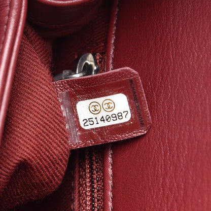 Chanel Calfskin Coco Eyelets Small Flap Bag Red 9 of 10