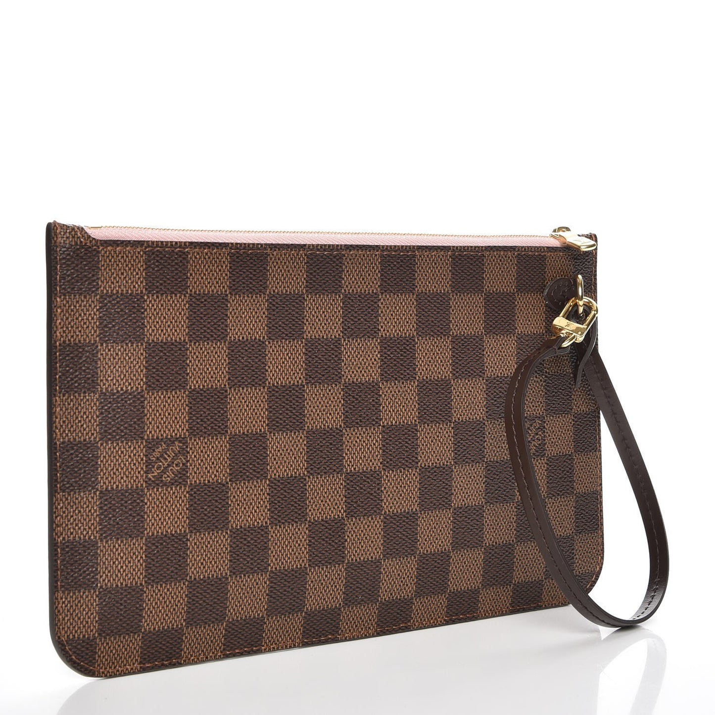 Damier Ebene Neverfull MM GM Pochette Rose Ballerine