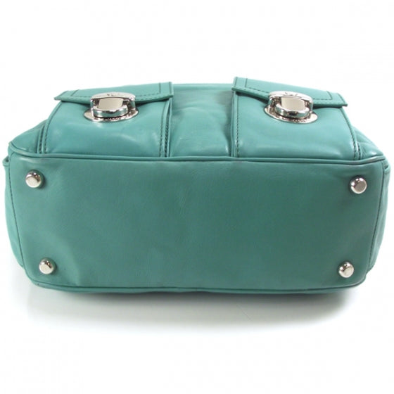 Marc Jacobs Leather Large Multipocket Hobo Teal 4 of 11