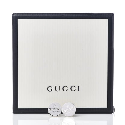 Gucci Sterling Silver Round Stud Earrings 5 of 5