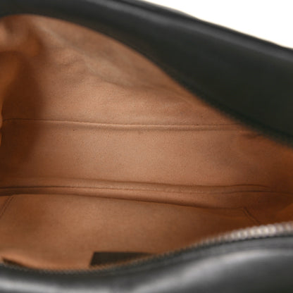 Gucci Calfskin Matelasse Small GG Marmont Chain Shoulder Bag Black 5 of 10