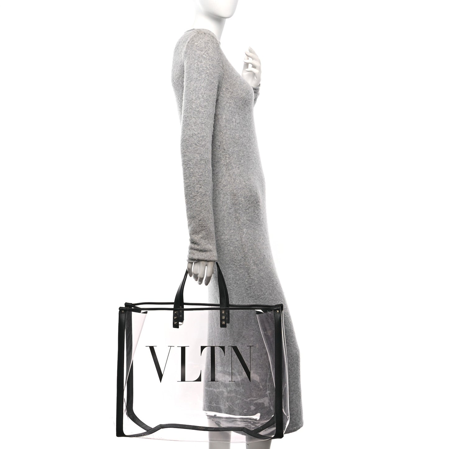 Plexy VLTN Large Shopping Bag Transparent