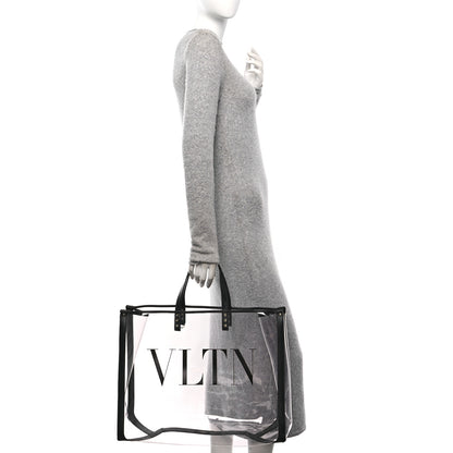 Valentino Garavani Plexy VLTN Large Shopping Bag Transparent 2 of 12