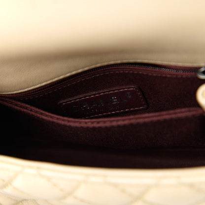 Chanel Caviar Quilted Mini Coco Handle Flap Beige 8 of 11