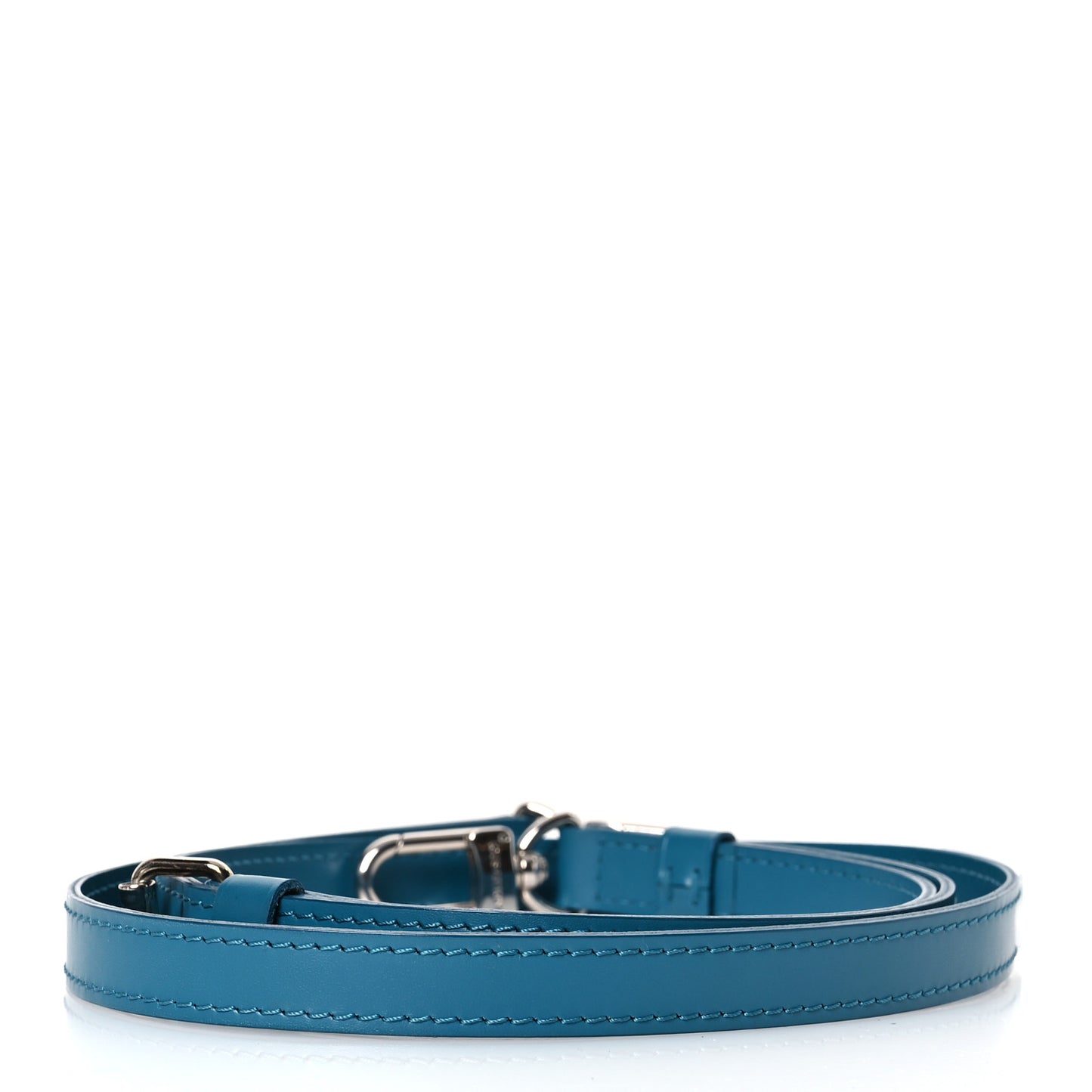 Calfskin Adjustable Shoulder Strap Cyan