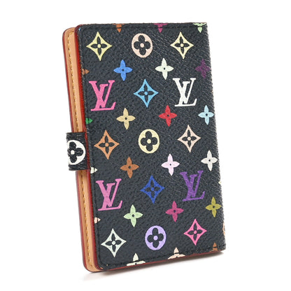 Louis Vuitton Monogram Multicolor Carnet de Bal Mini Agenda Cover Black 3 of 8