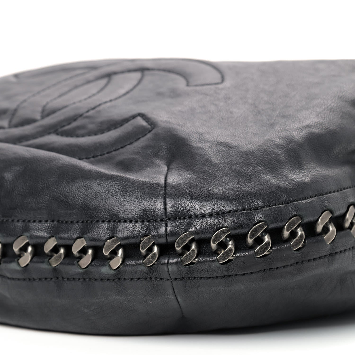 Chanel Calfskin Modern Chain Hobo Black 9 of 9