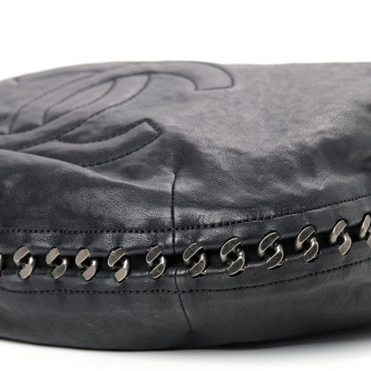 Chanel Calfskin Modern Chain Hobo Black 9 of 9