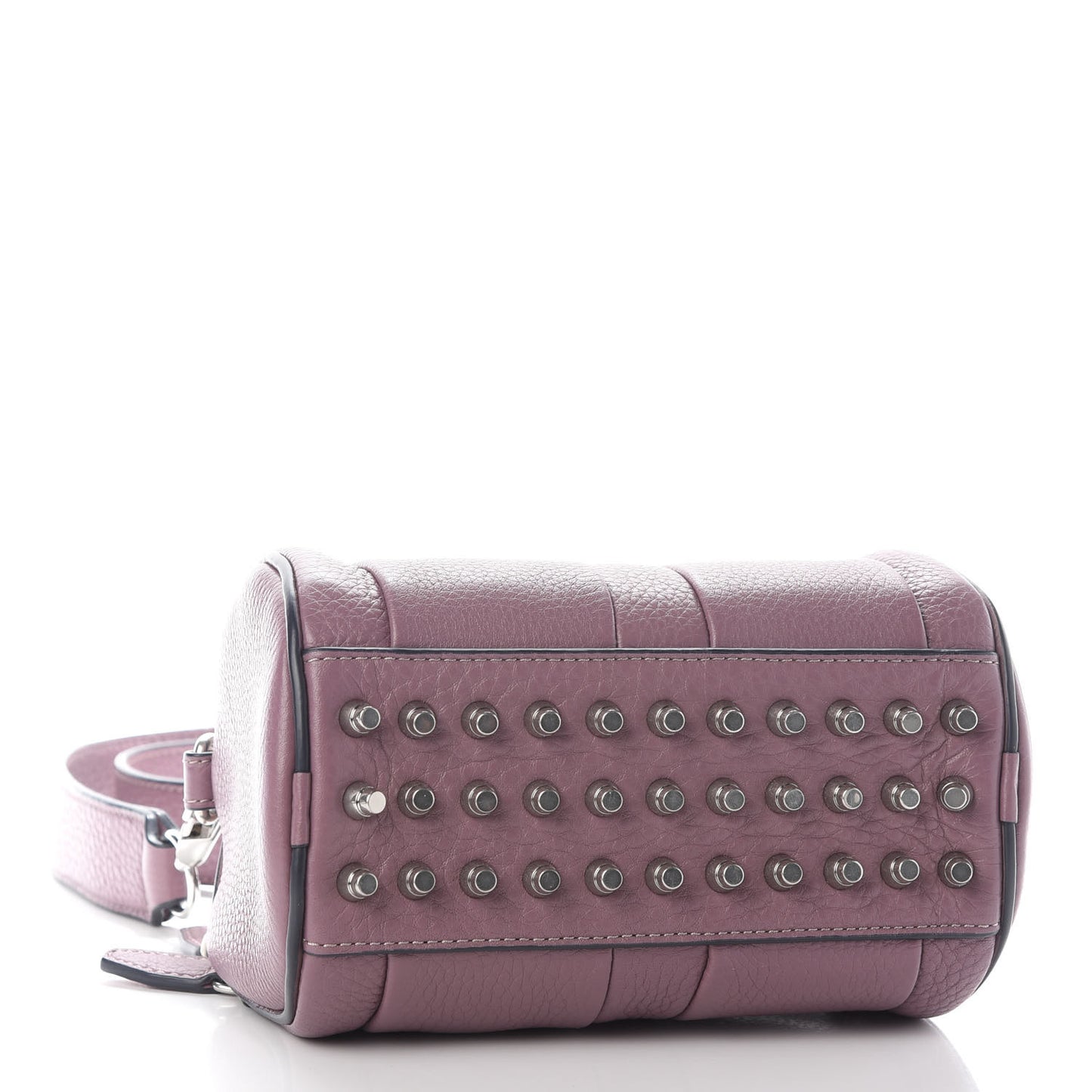 Pebbled Lambskin Mini Rockie Mauve Rhodium Hardware
