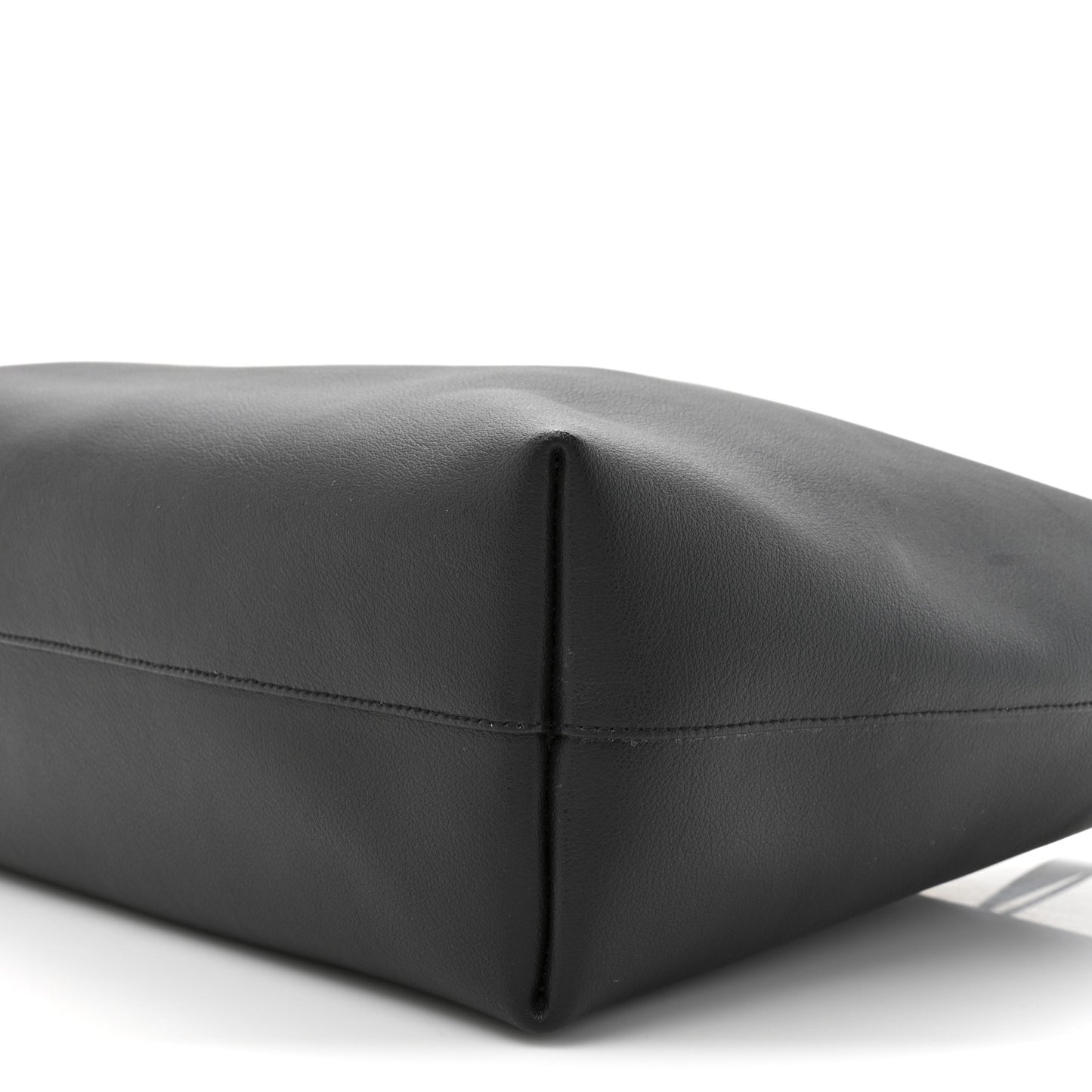 Calfskin Large Shopping Tote Black