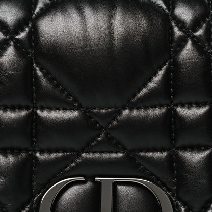 Christian Dior Calfskin Macrocannage Mini Caro Bag Black 8 of 10
