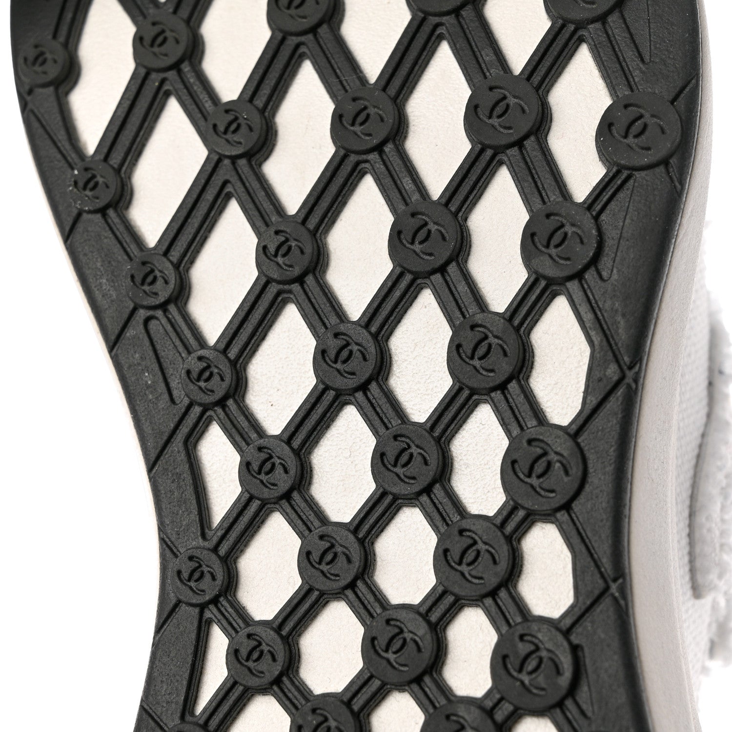 Chanel Fabric Logo Sneakers 37 White 7 of 11