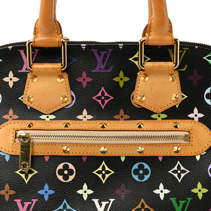 Louis Vuitton Monogram Multicolor Alma Black 7 of 10