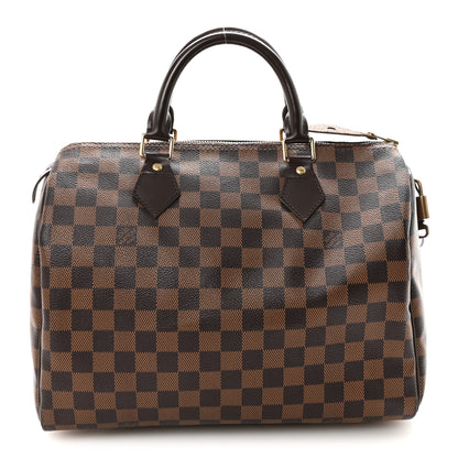 Louis Vuitton Damier Ebene Speedy 30 1 of 10