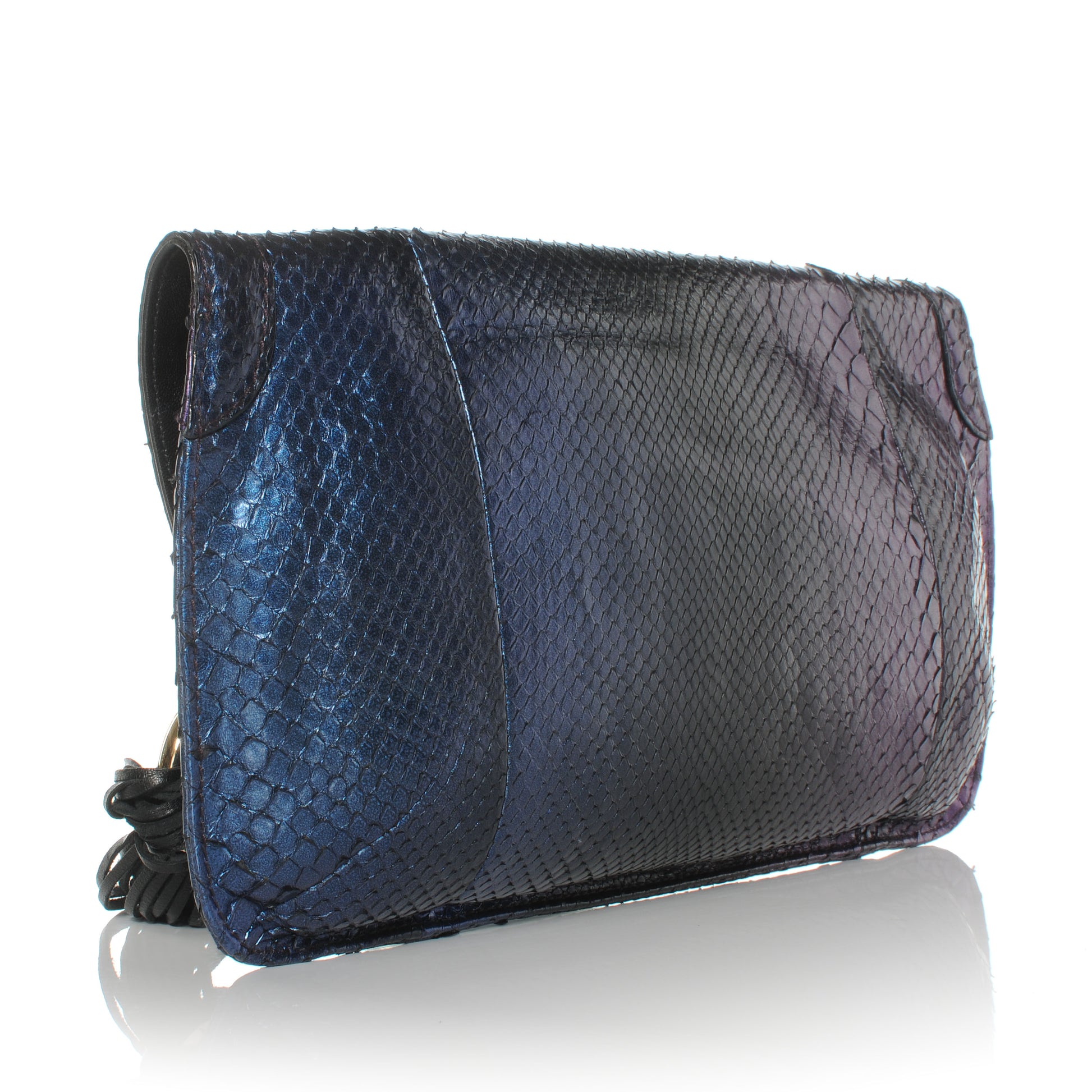 Jimmy Choo Metallic Fish Carissa Clutch 3 of 7