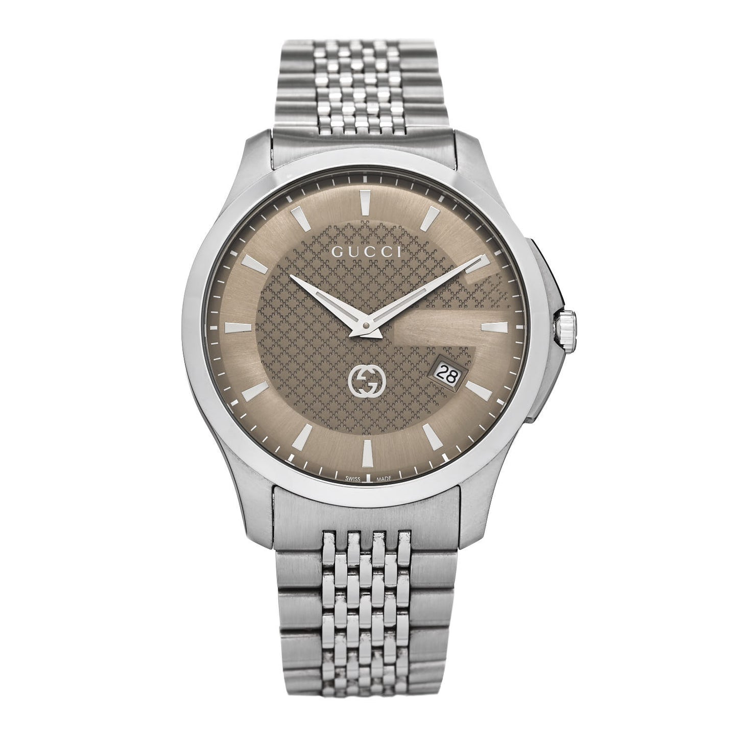 Stainless Steel 40mm G-Timeless Quartz Watch Brown