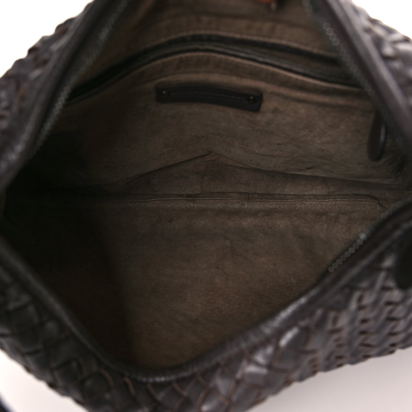 Nappa Intrecciato Medium Veneta Hobo Ebano