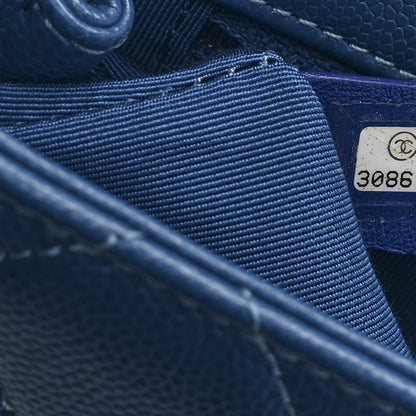 Chanel Caviar Quilted My Everything Small Flap Blue 7 of 10