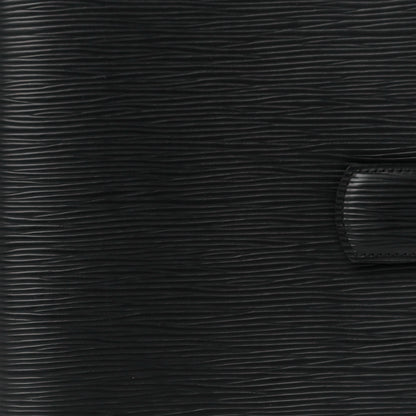 Louis Vuitton Epi Large Ring Agenda Cover Black 10 of 13