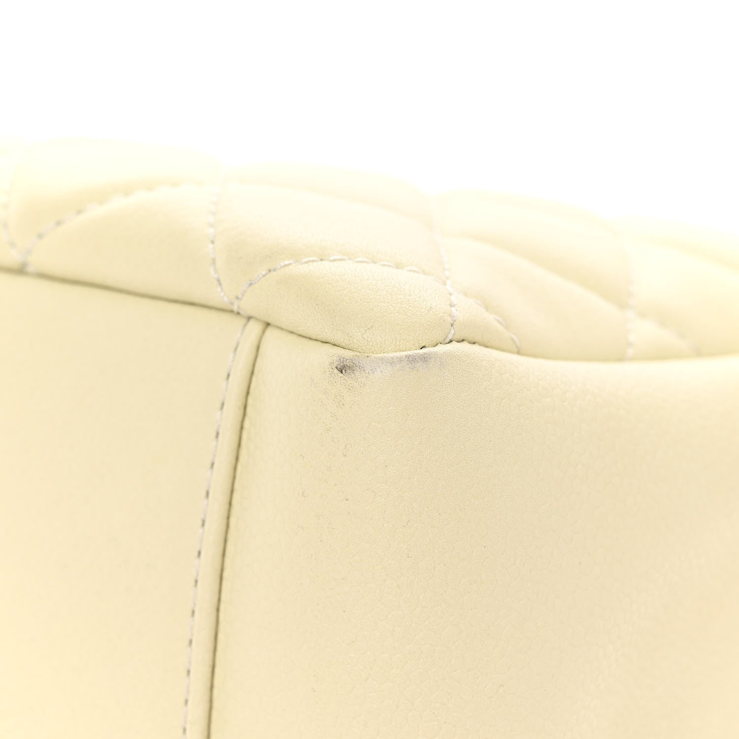 Chanel Caviar Quilted Grand Shopping Tote GST White 12 of 13