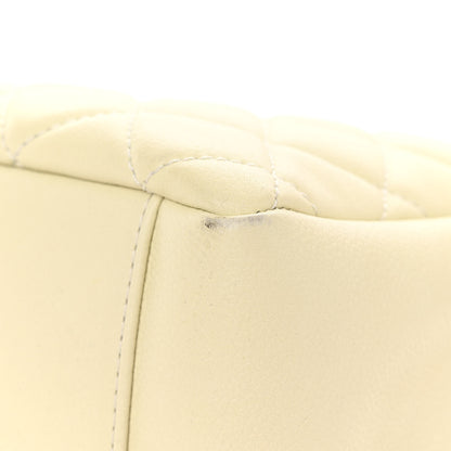 Chanel Caviar Quilted Grand Shopping Tote GST White 12 of 13