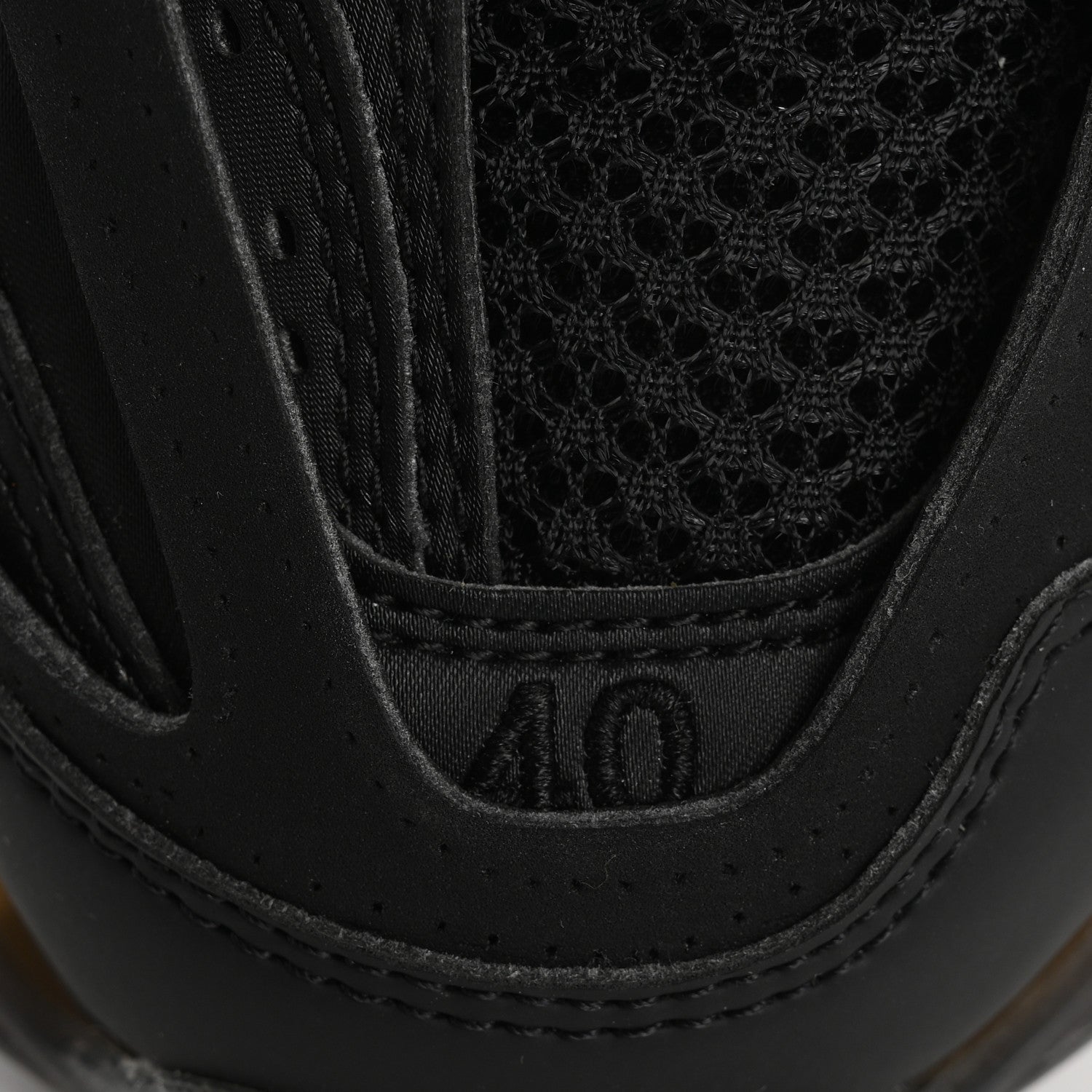 Balenciaga Mesh Nylon Mens Track Sneakers 40 Black 9 of 13