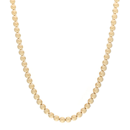 Jennifer Meyer 18K Yellow Gold Bezel Tennis Necklace 1 of 5
