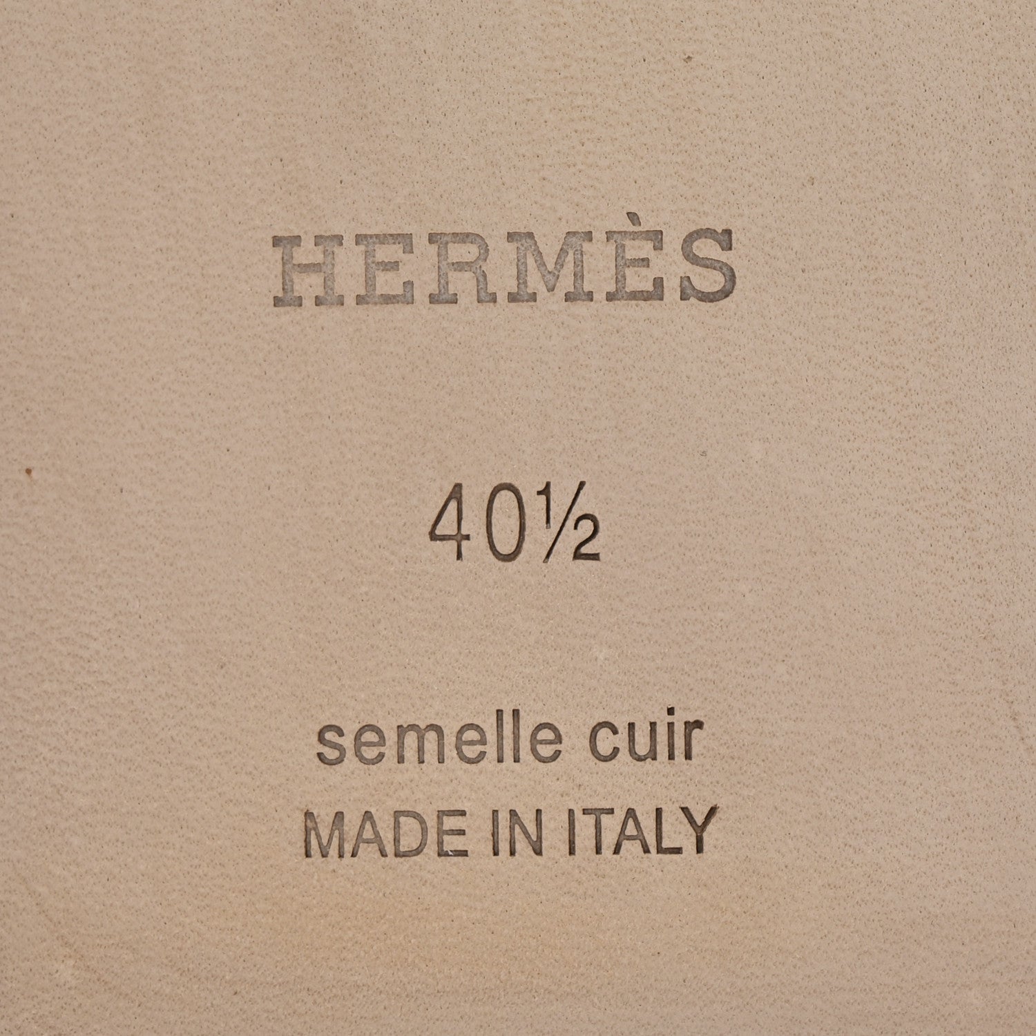 Hermes Epsom Oran Sandals 40.5 Vert Jade 7 of 10