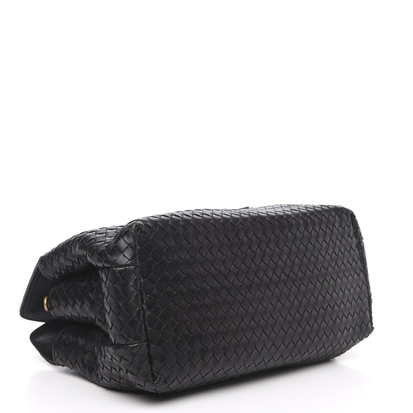 Nappa Intrecciato Convertible Duffel Black