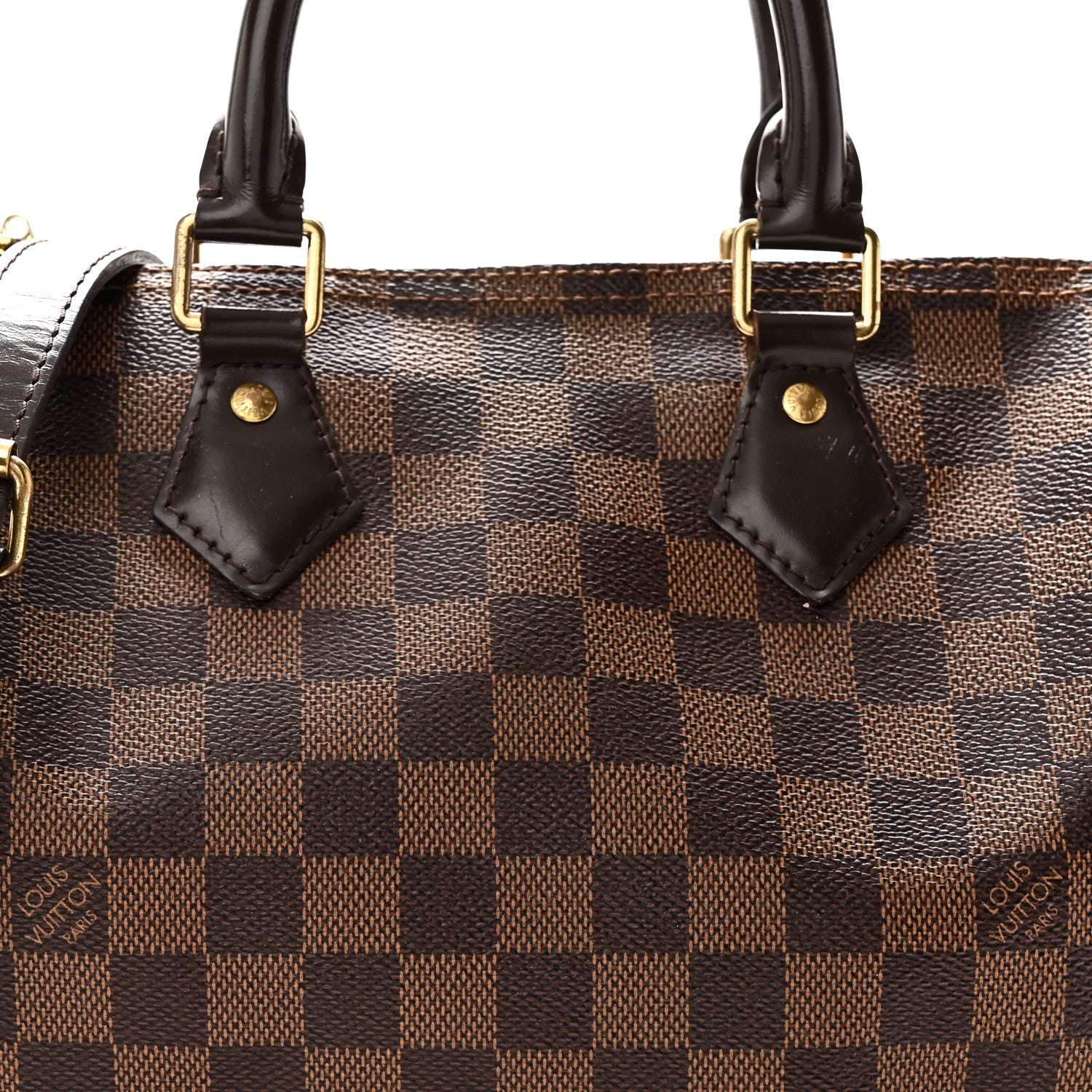 Louis Vuitton Damier Ebene Speedy Bandouliere 25 8 of 10