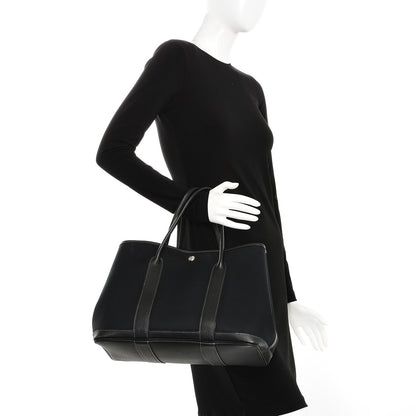 Hermes Toile Negonda Garden Party Tote 36 MM Black 2 of 8