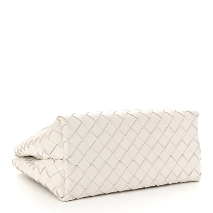Bottega Veneta Nappa Intrecciato Small Andiamo Shoulder Bag White 4 of 11