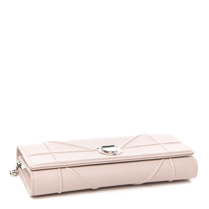 Christian Dior Grained Calfskin Diorama Croisiere Chain Wallet Rose Poudre 4 of 10