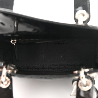 Christian Dior Patent Cannage Mini Lady Dior Black 5 of 13