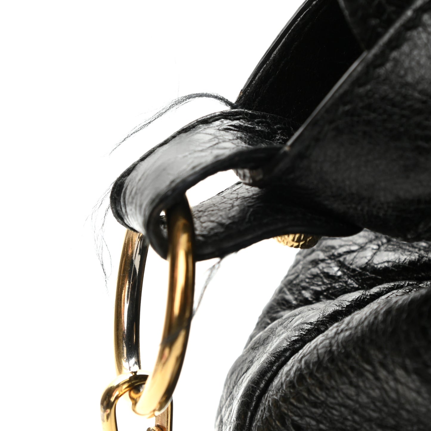 Agneau Giant 12 Gold Hardware Town Black