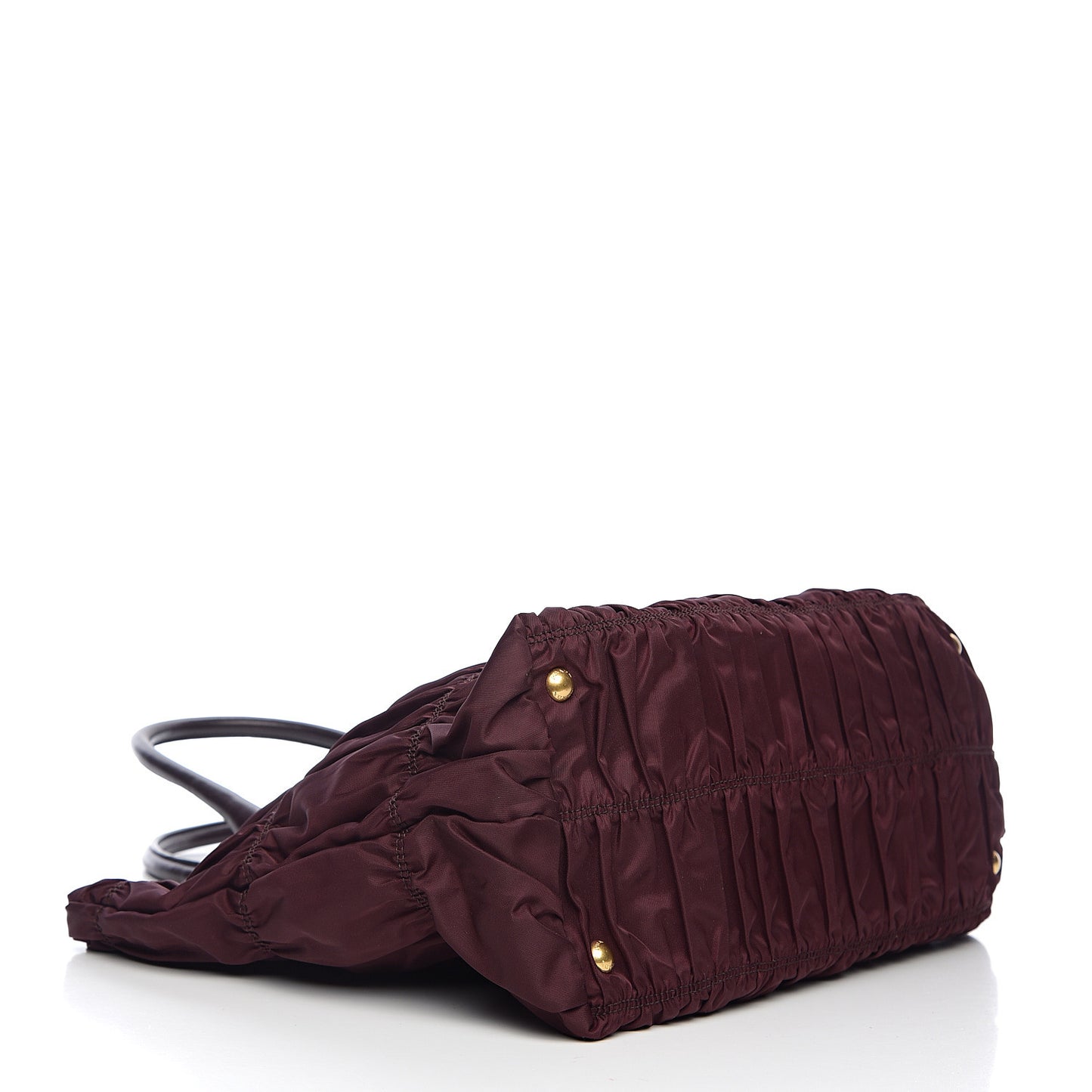 Tessuto Nylon Dressy Gaufre Tote Bordeaux