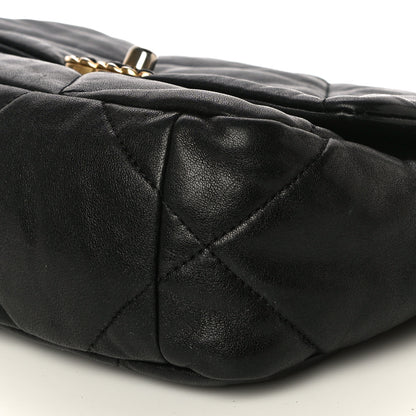 Chanel Lambskin Quilted Medium Chanel 19 Flap Black 11 of 15